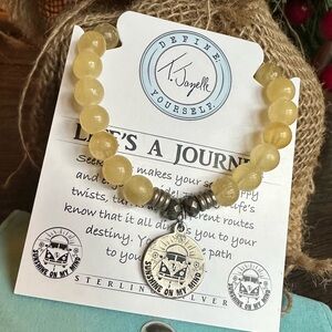 T. Jazelle Life’s a Journey bracelet